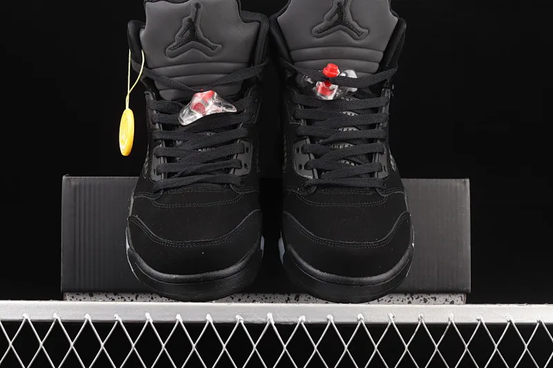 All categories Air Jordan Jordan series basketball shoes Air Jordan 5 G version Air Jordan 5 OG "Black Metallic" AJ5 Joe 5 black silver AV9175-001